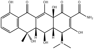 4-(Dimethylamino)-1,4,4a,5,5a,6,11,12a-octahydro-3,5,6,10,12,12a-hexahydroxy-6-methyl-1,11-dioxo-2-naphthacenecarboxamide(79-57-2)